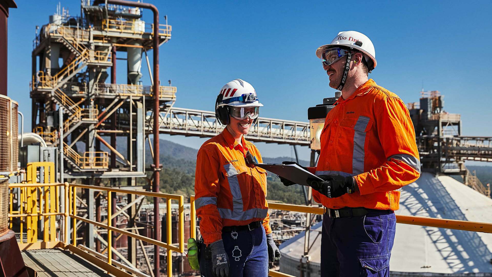 Employees at Gladstone, Australia