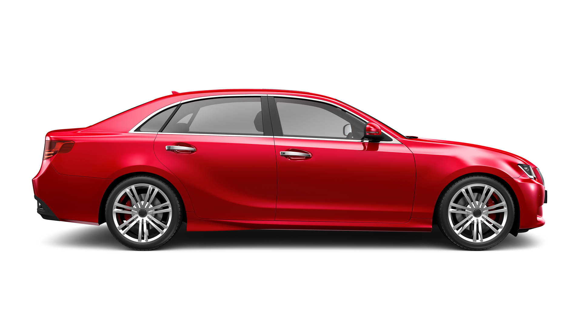 Red car