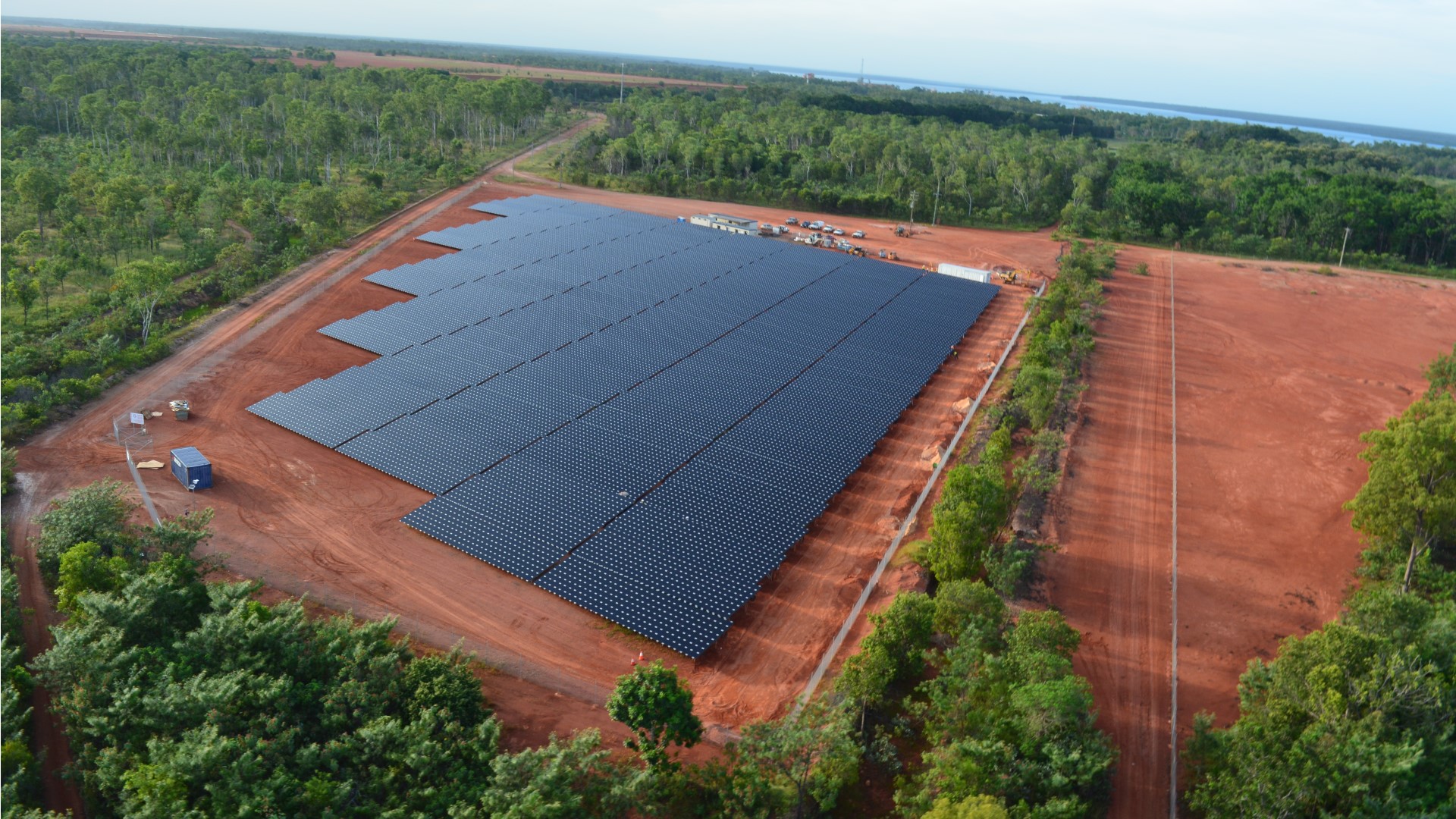 Solar panels, Weipa operations