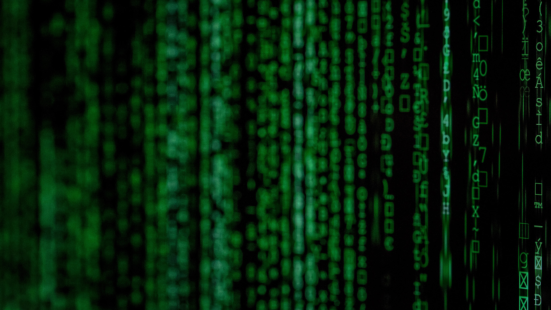Vertical green code
