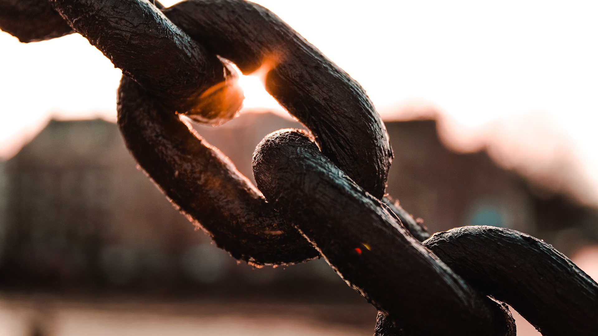 Close-up of chain links