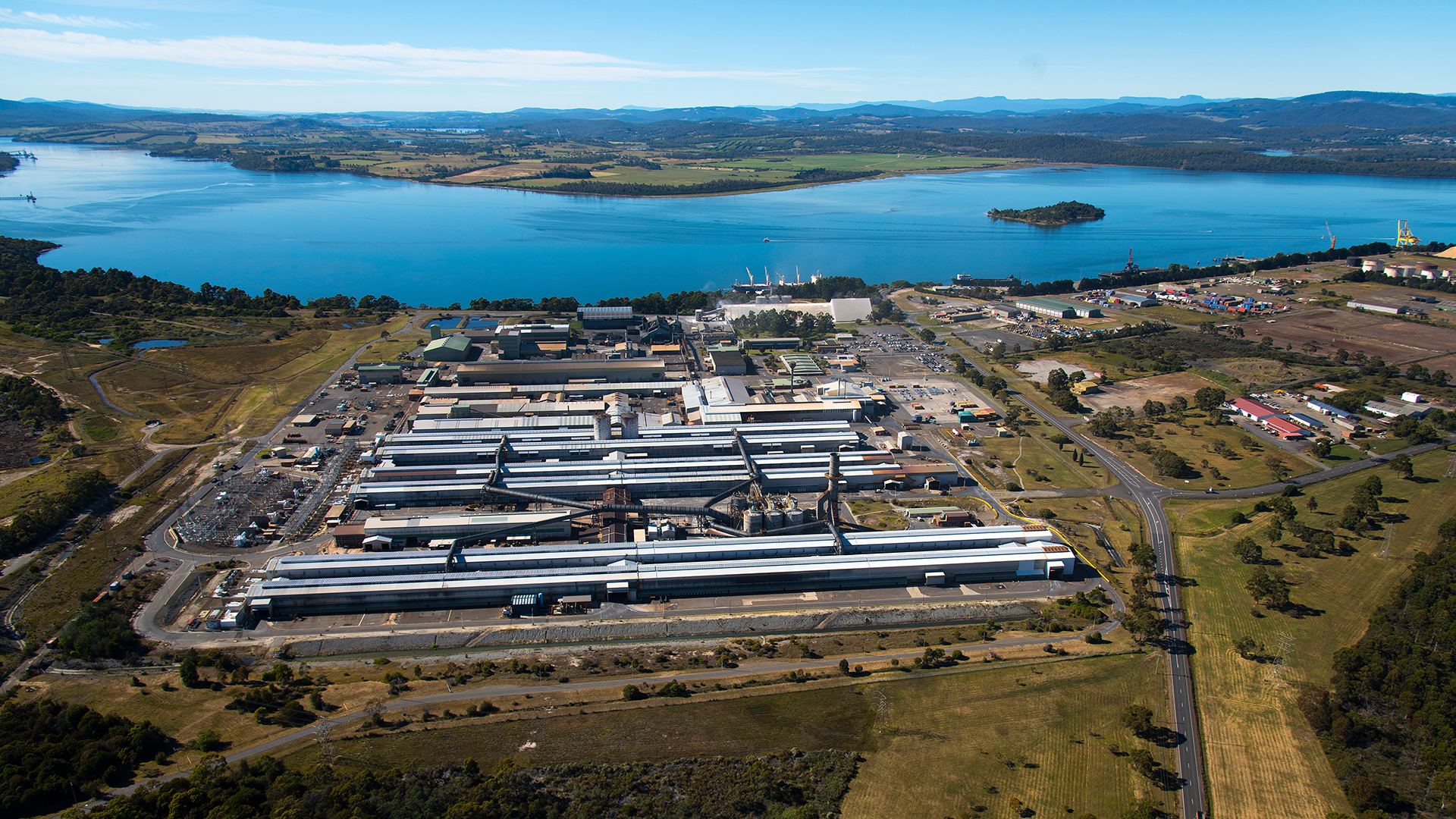 Bell Bay from the air