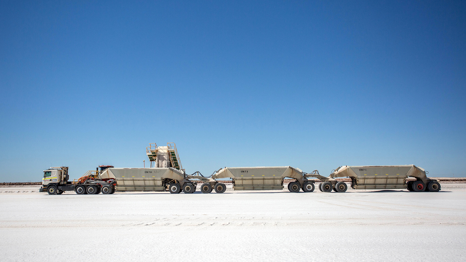 Dampier Salt trucks
