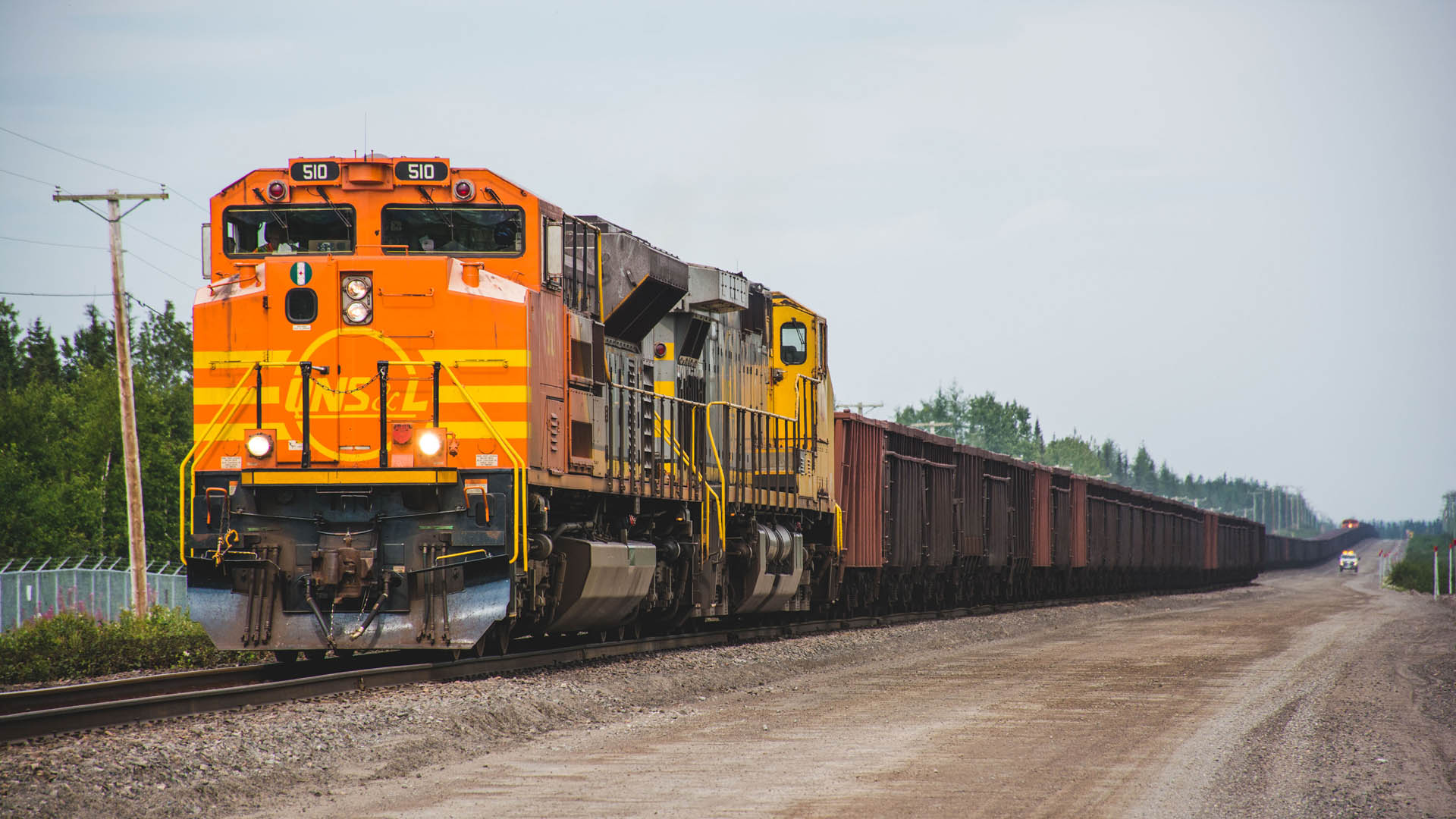 One of the trains at IOC