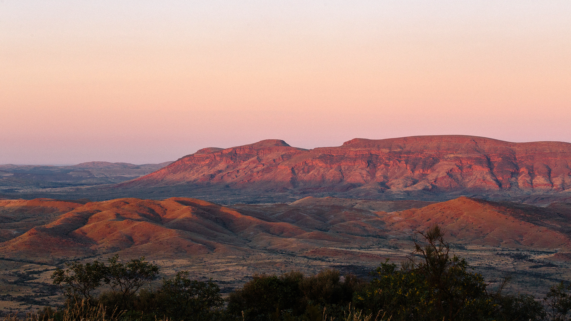 Scenic Pilbara landscape