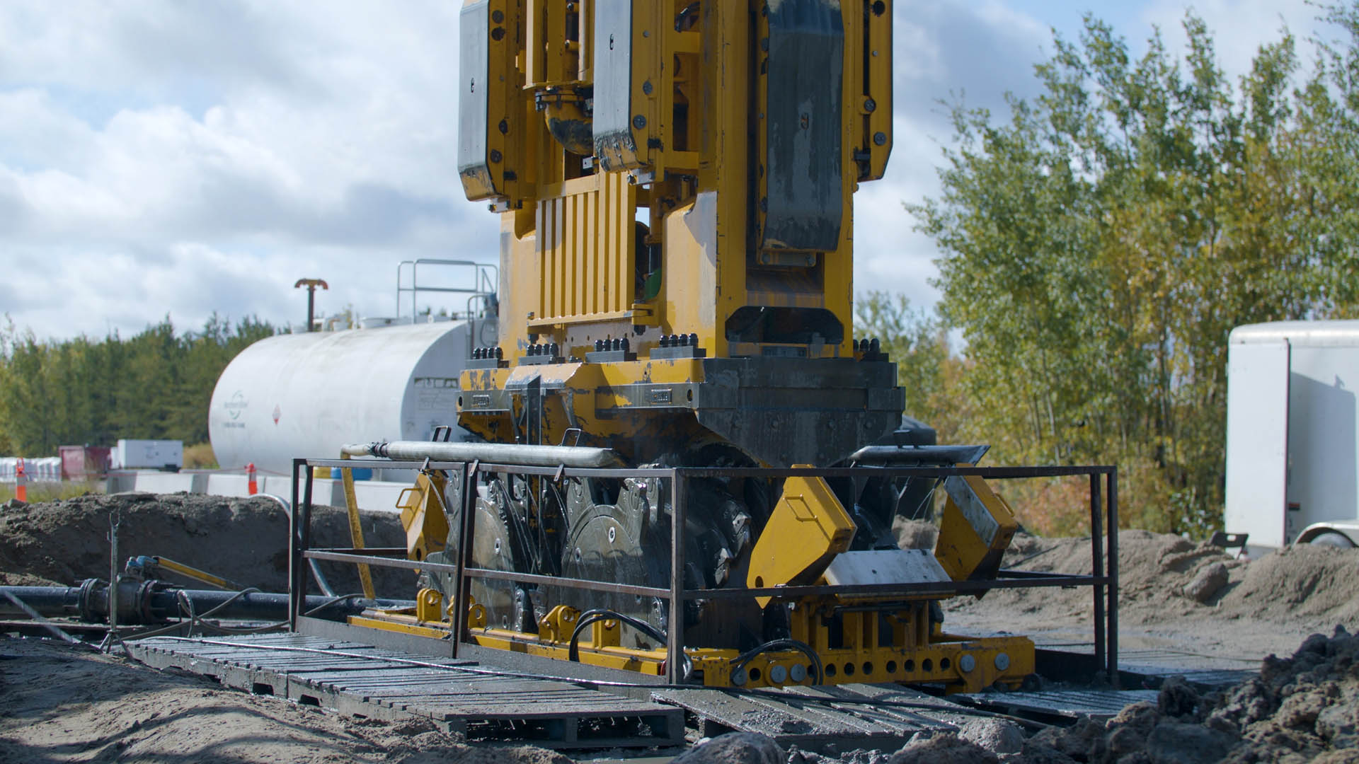 Machinery at the FalCon project