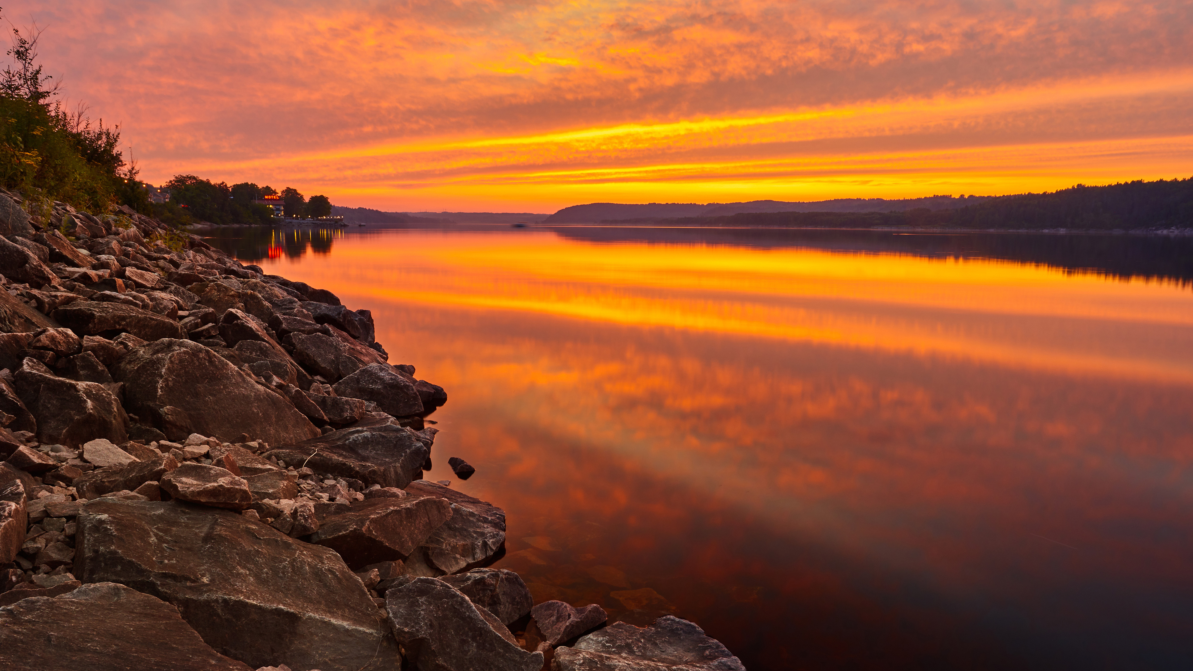 Saguenay at sunset