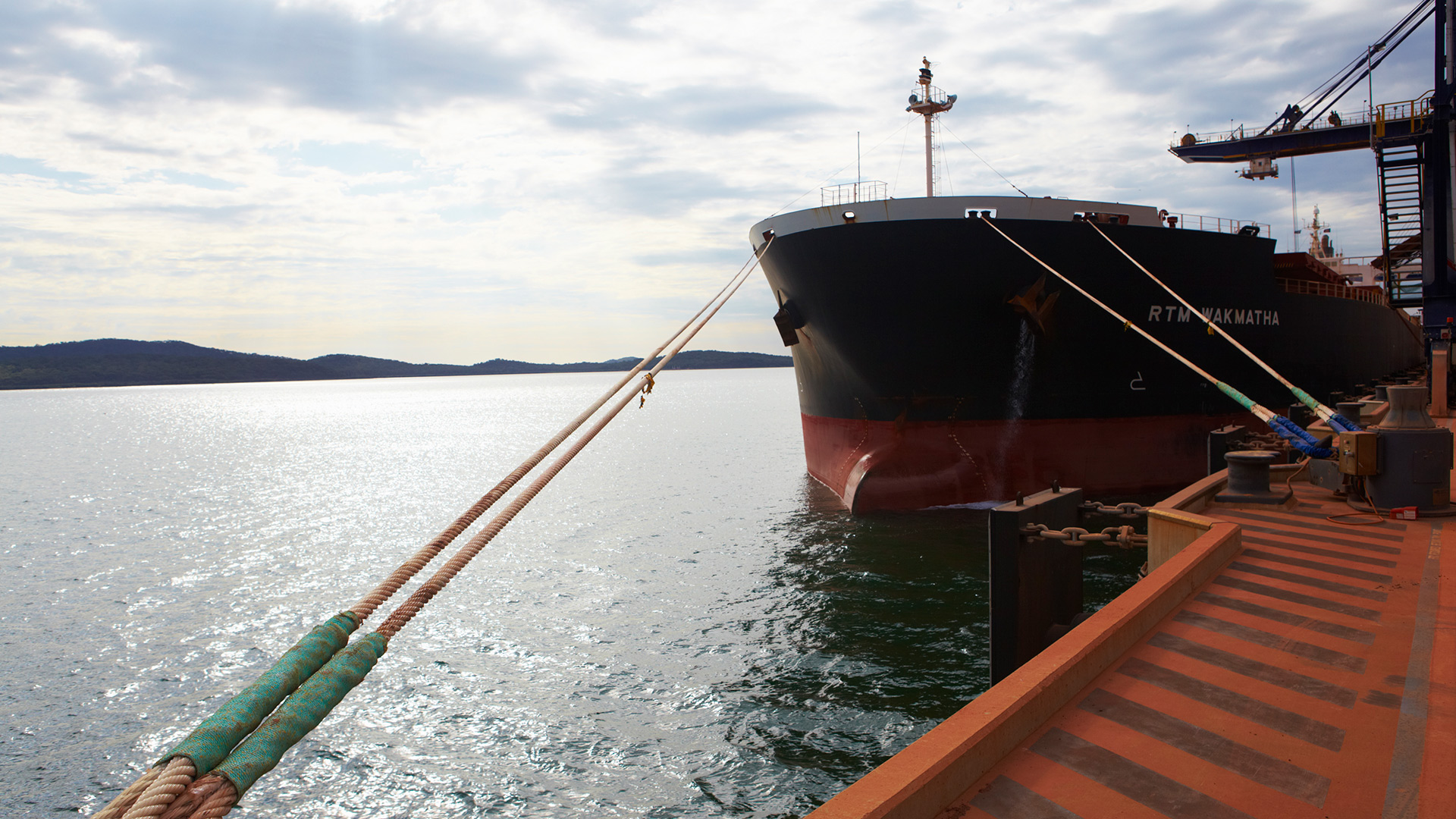 Ship at dock
