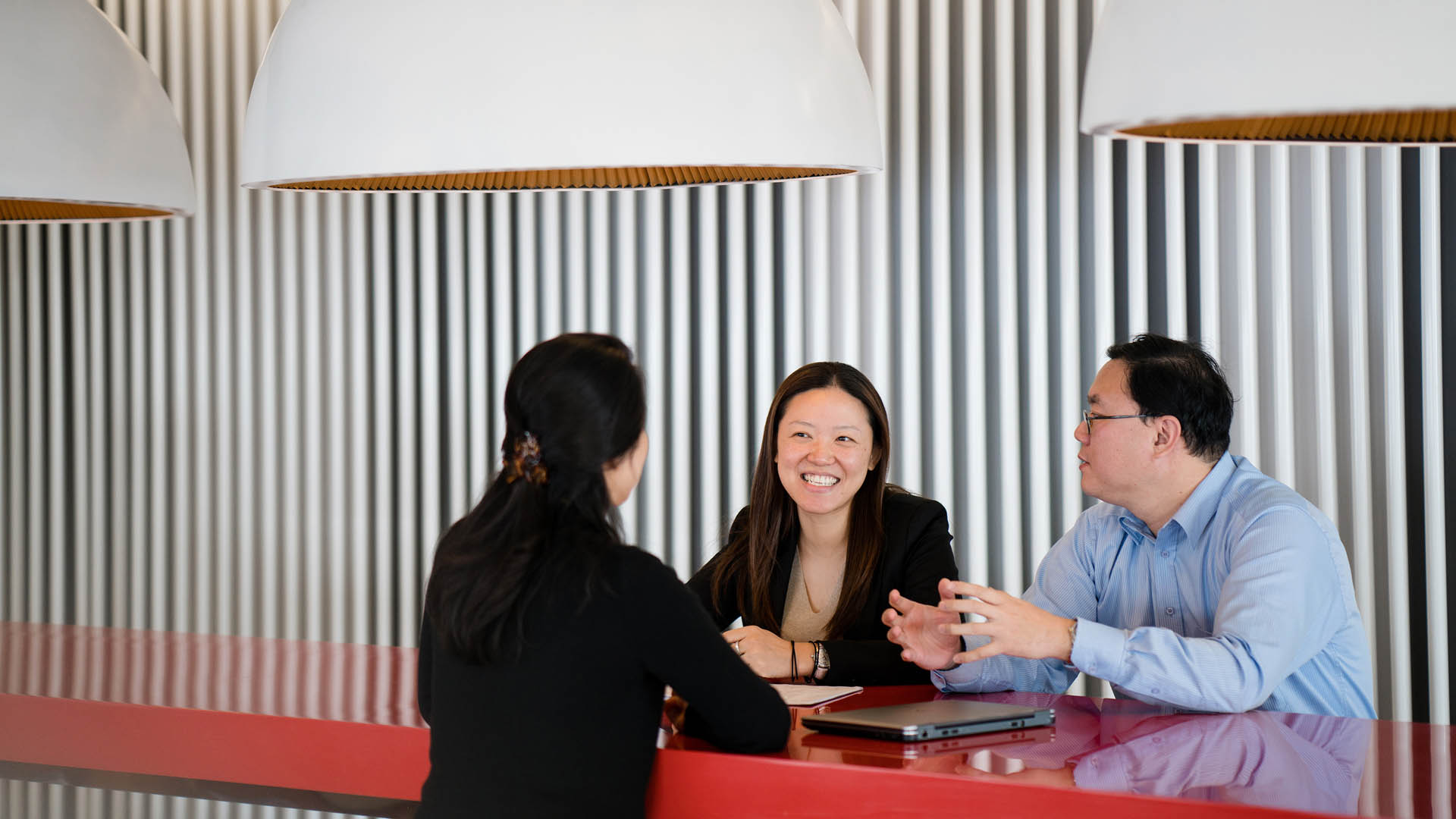 Discussion in the Shanghai office