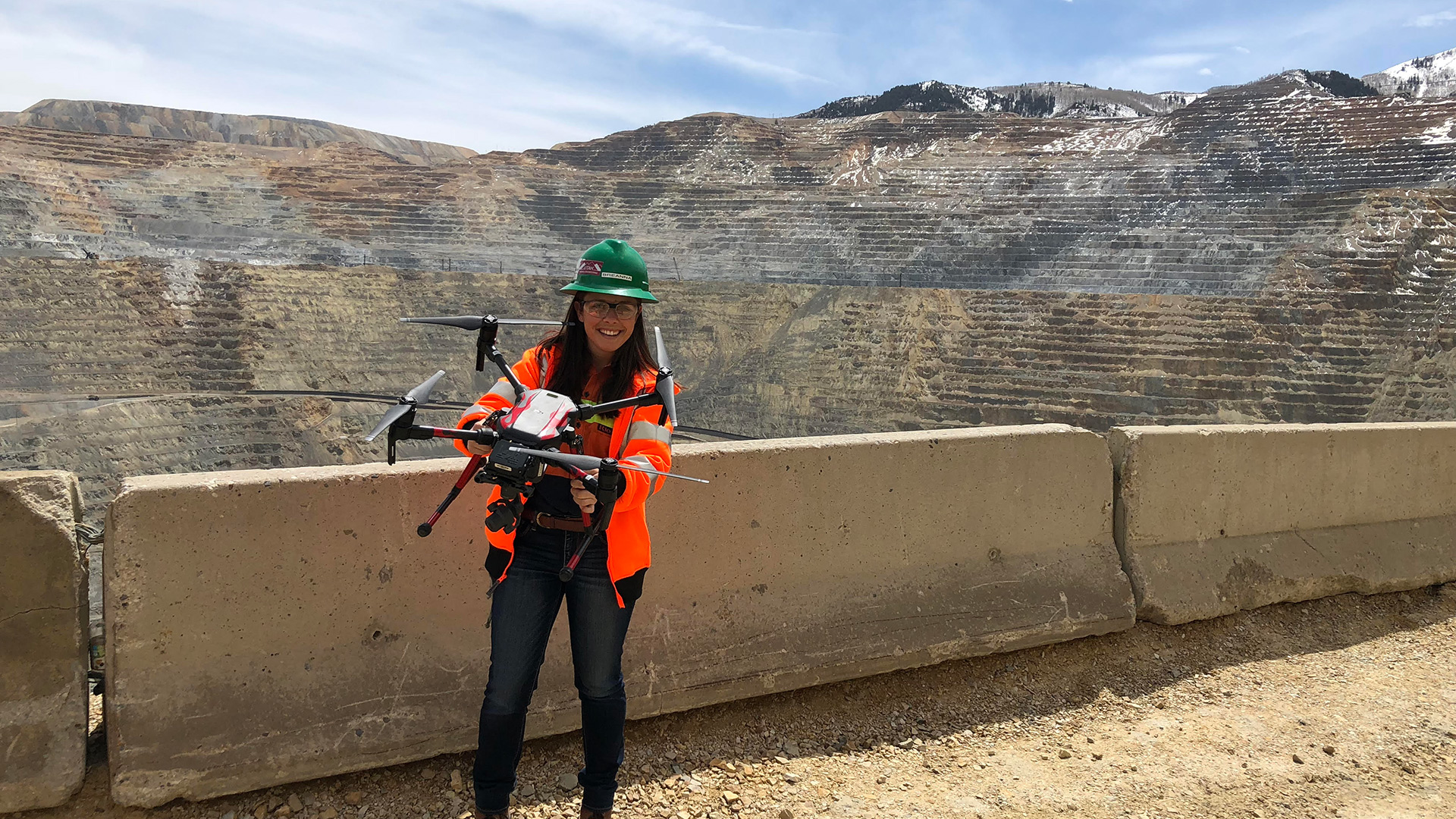 Breanna, Drill and Blast Engineer, Kennecott copper operations, US