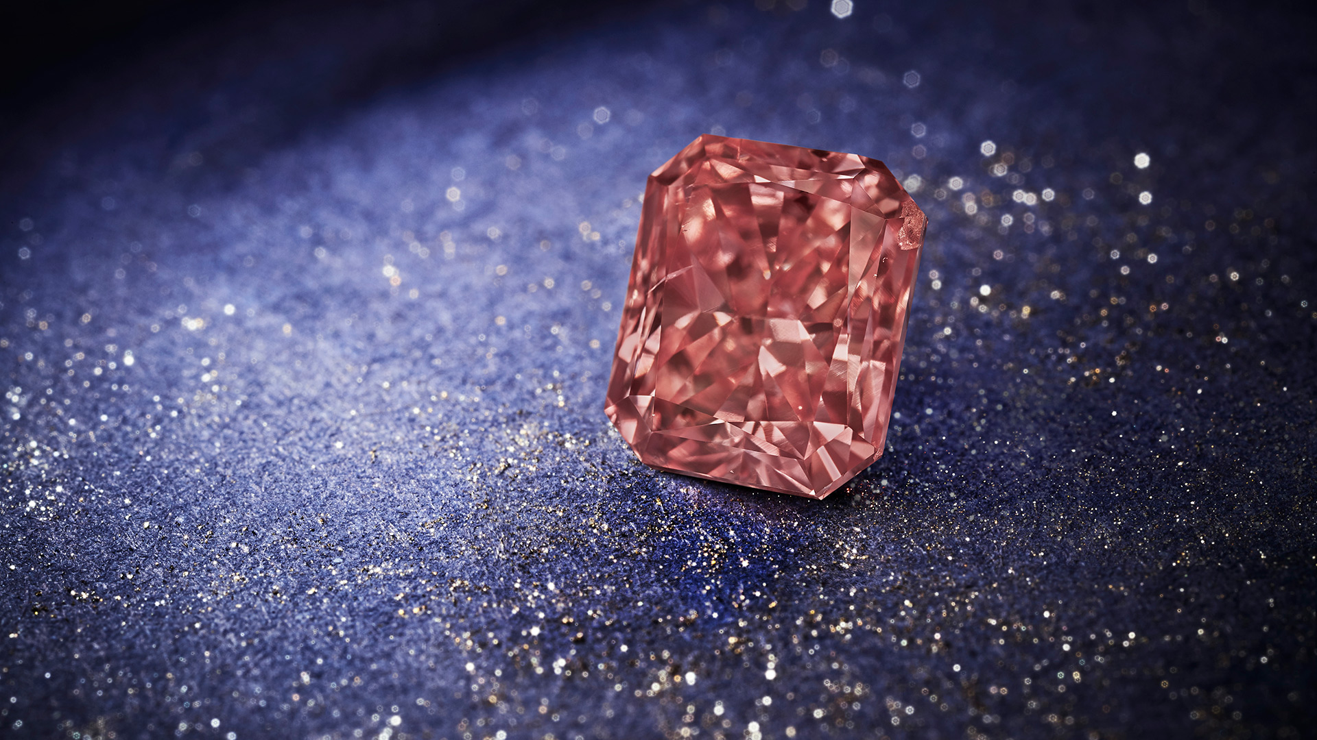 Lot 1, Argyle Eclipse, a 3.47 carat, Fancy Intense Pink, radiant diamond