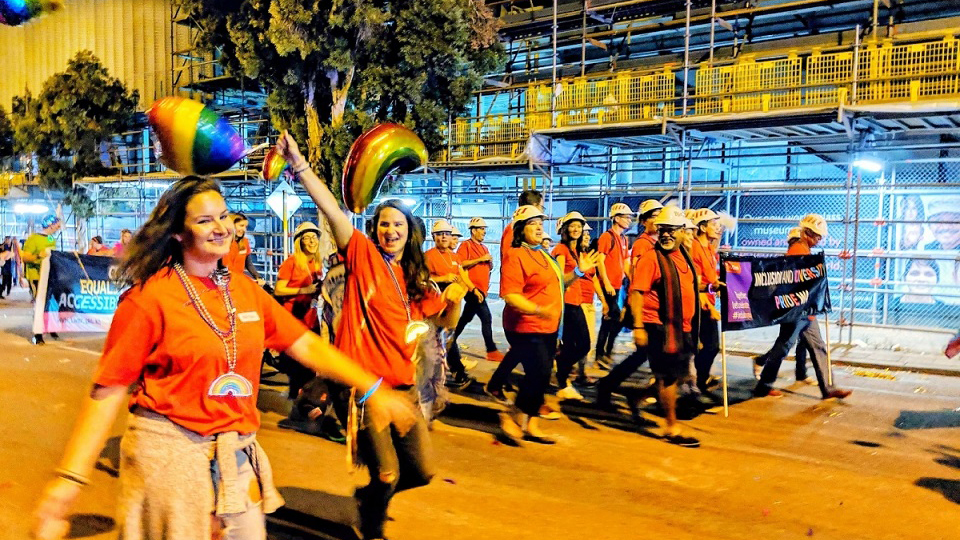 Employees at Perth Pride 2018