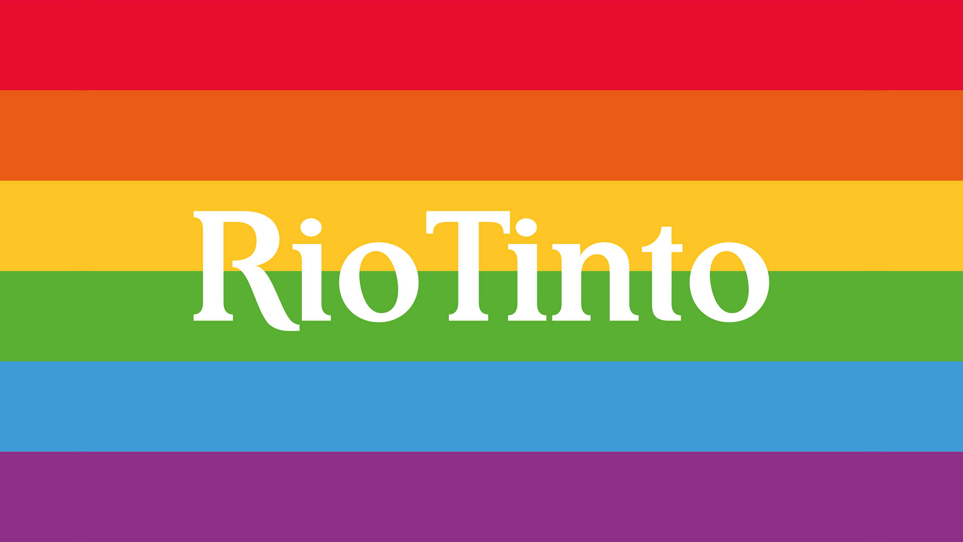 Rio Tinto's rainbow logo
