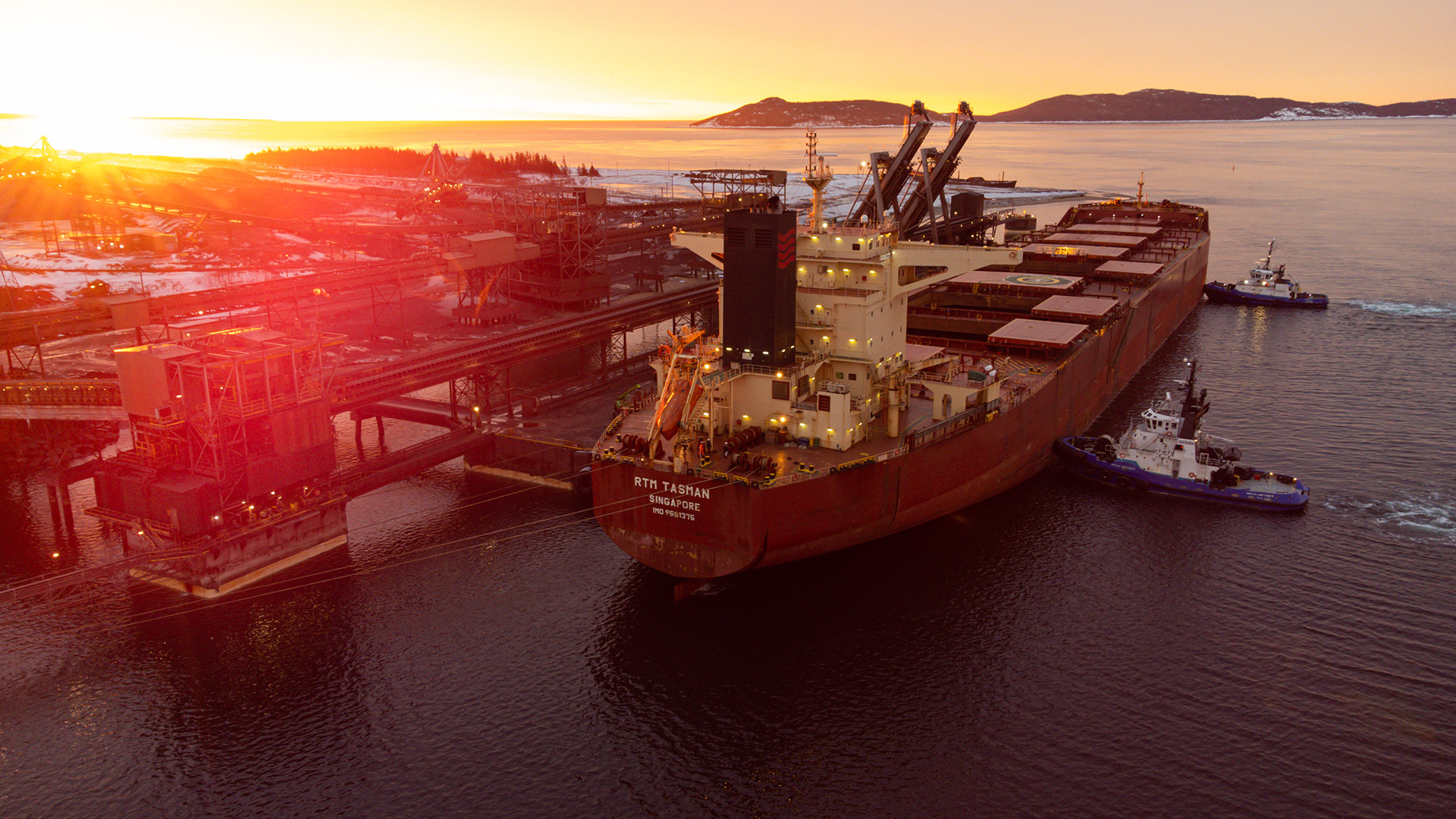 RTM Tasman vessel, marine operation