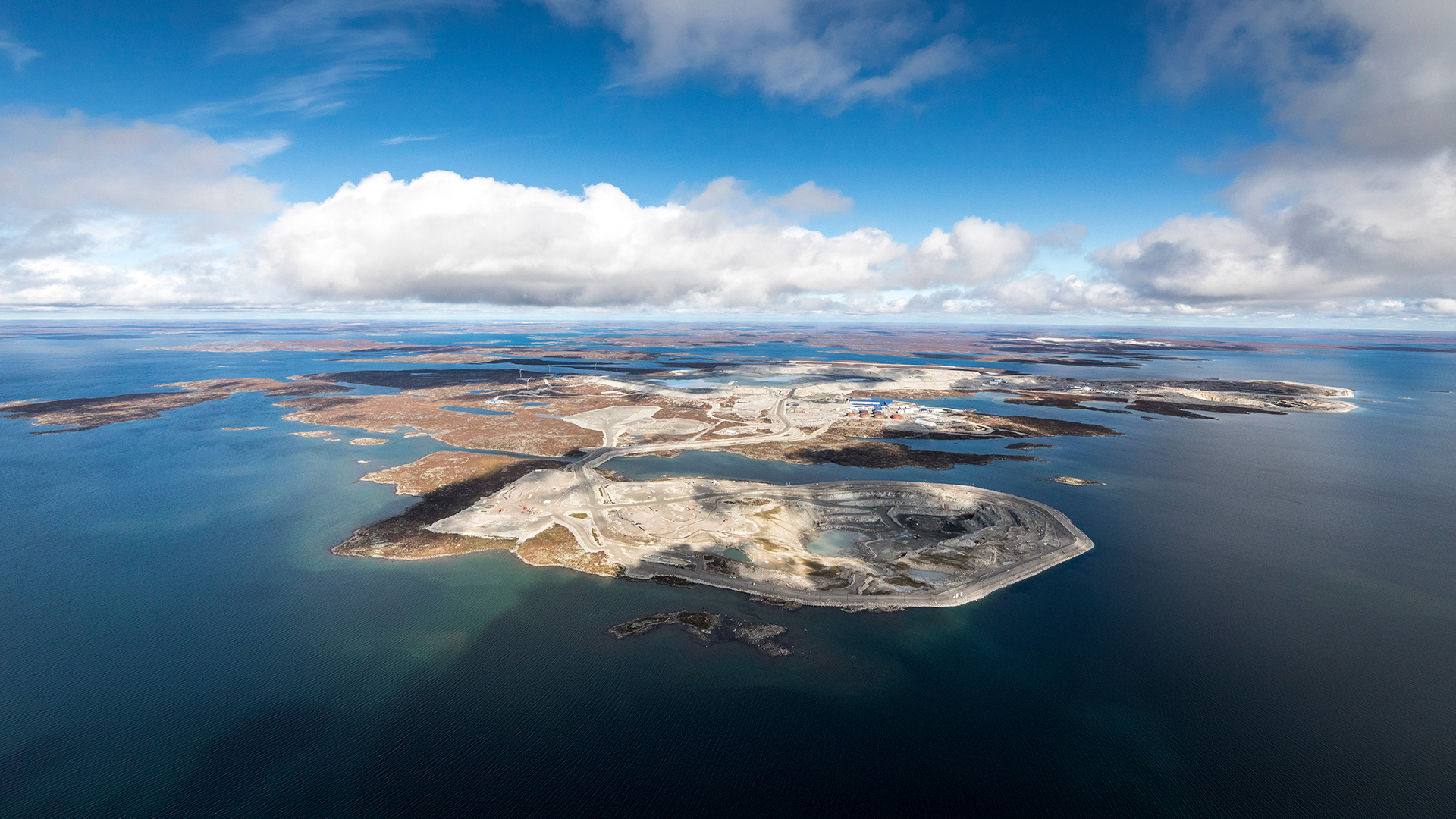 Diavik from the air
