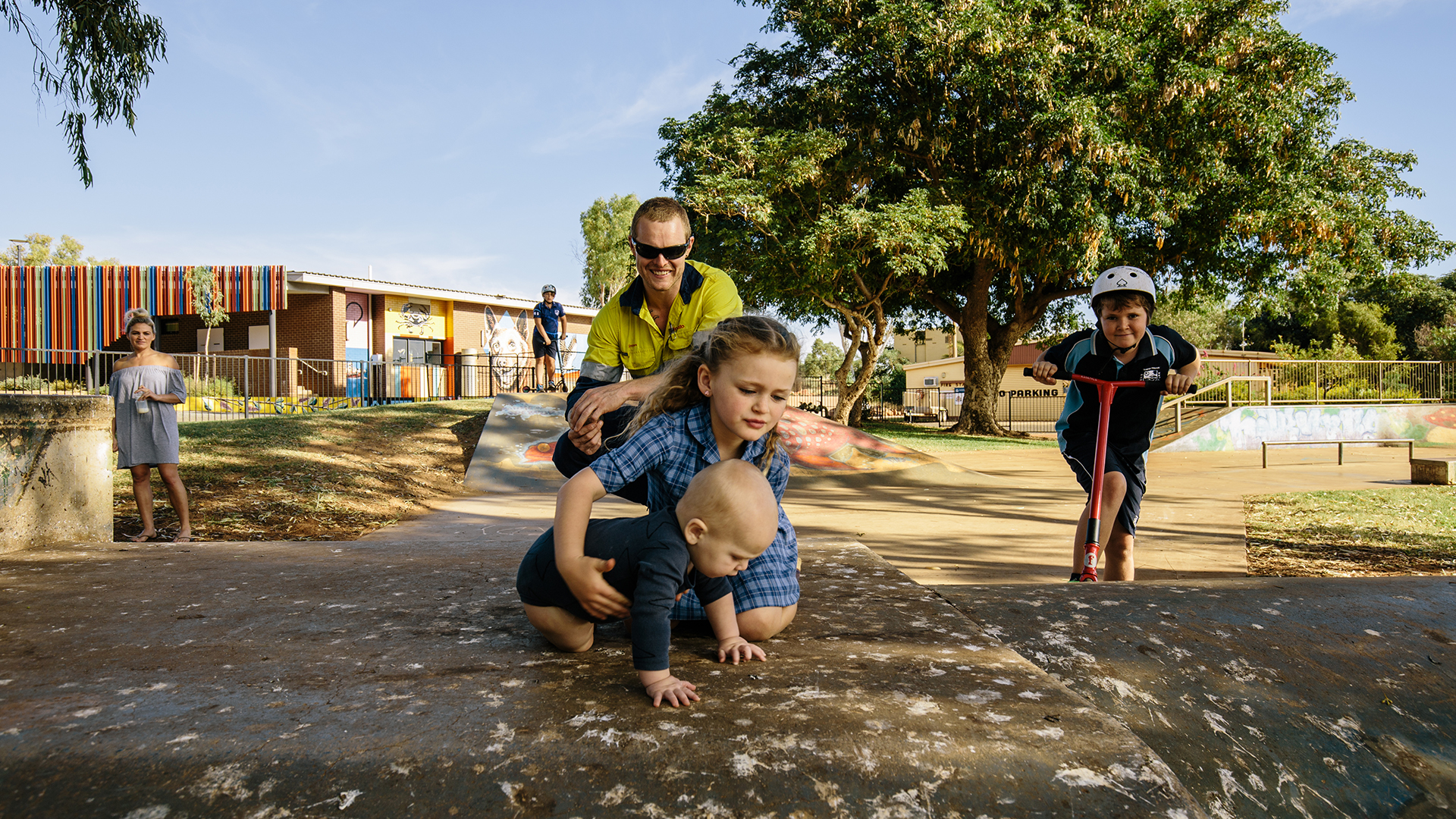 Family in the Pilbara community