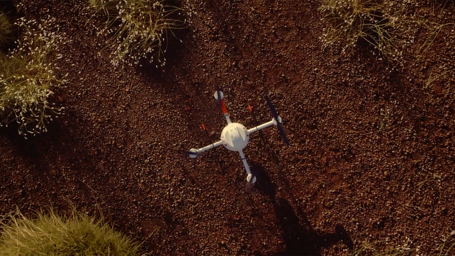 Drone on site